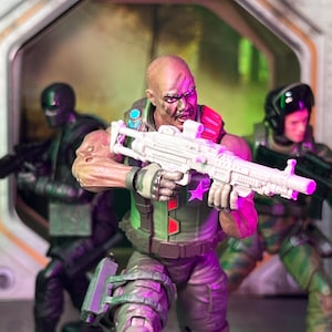 Strike MK-9 Para LMG 1:12 oder 1/18 Spielzeug Zubehör (Unfertige, Made to Order)