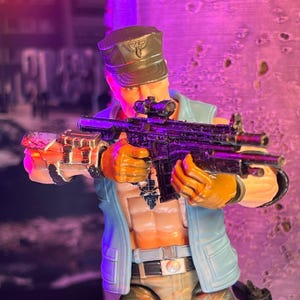 M4 Masterkey ACOG Suppressed Rifle 1:12 Toy Accessory (Unfinished, Made to Order)