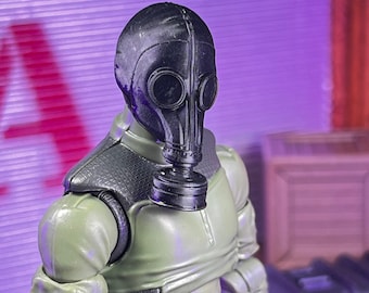 Máscara de gas de elefante GP5, escultura de cabeza impresa en 3D personalizada (sin terminar, hecha a pedido)