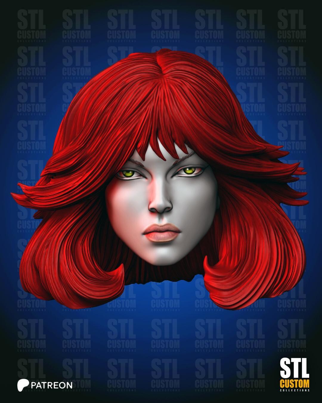 Queen of Goblins - 3D File Custom Print- 3D Printed Head Sculpt (no ...