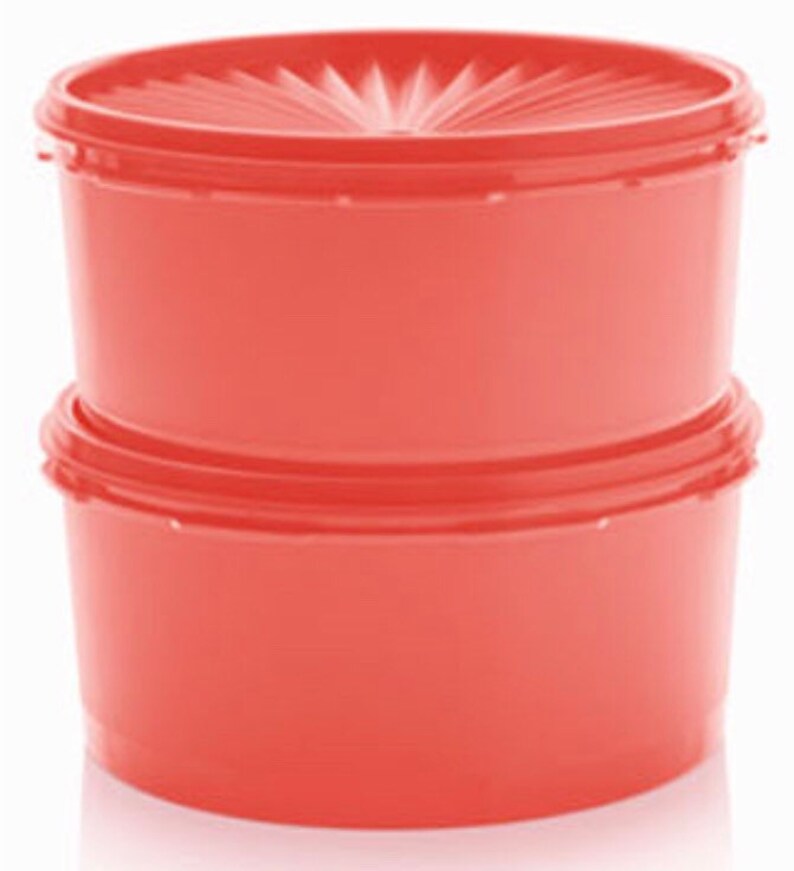 Tupperware Servalier Stacking Canister Set Etsy