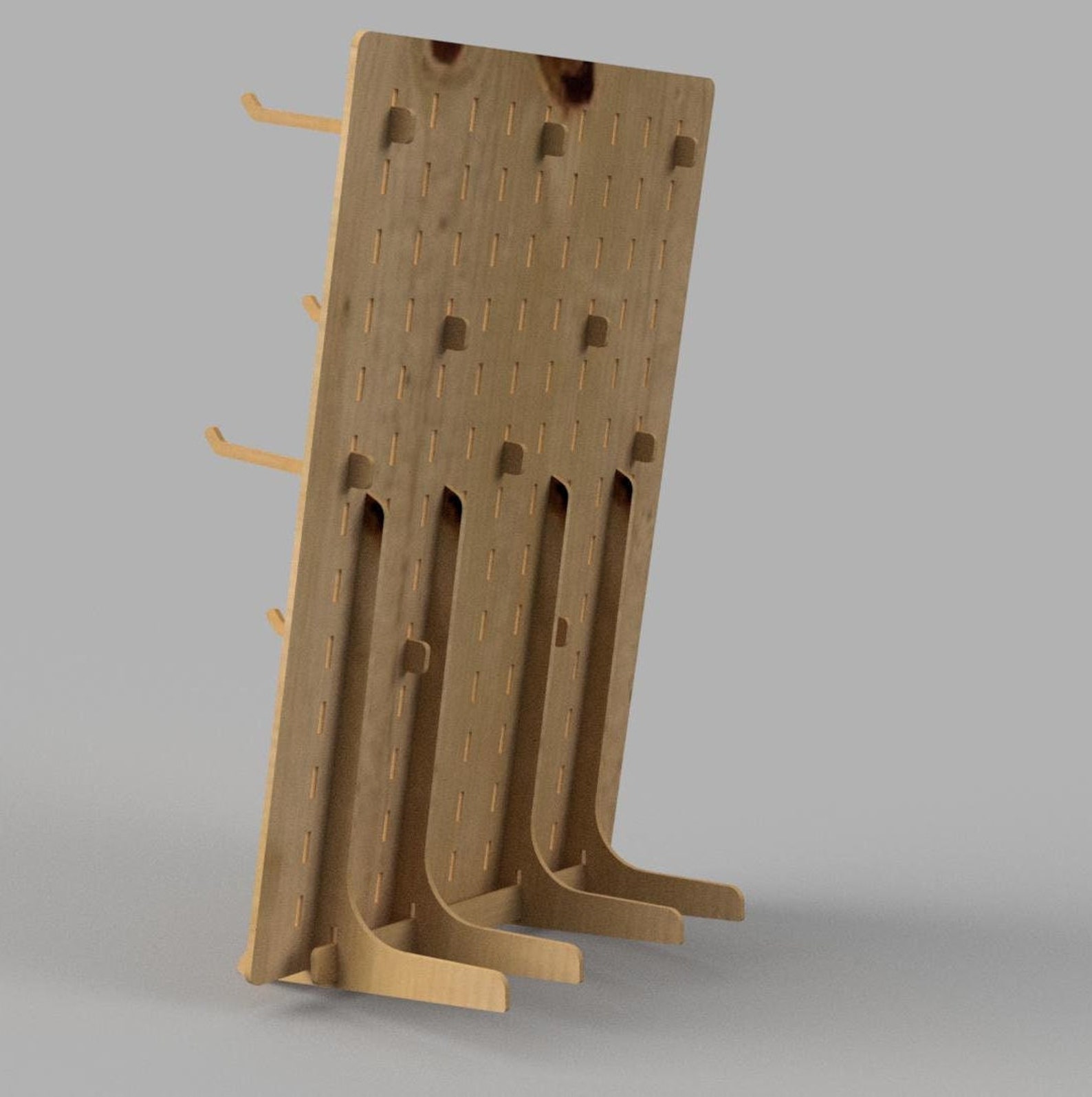 Digital Download Laser Cut Pegboard Stand Craft Fair Store Etsy