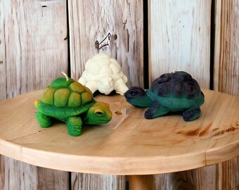 Turtle Mold for Candles, Resin, and Crafting-Easy to Use and Clean, 3d silicone mold for sculpture, Stuffed animal, DIY gift, Room decor