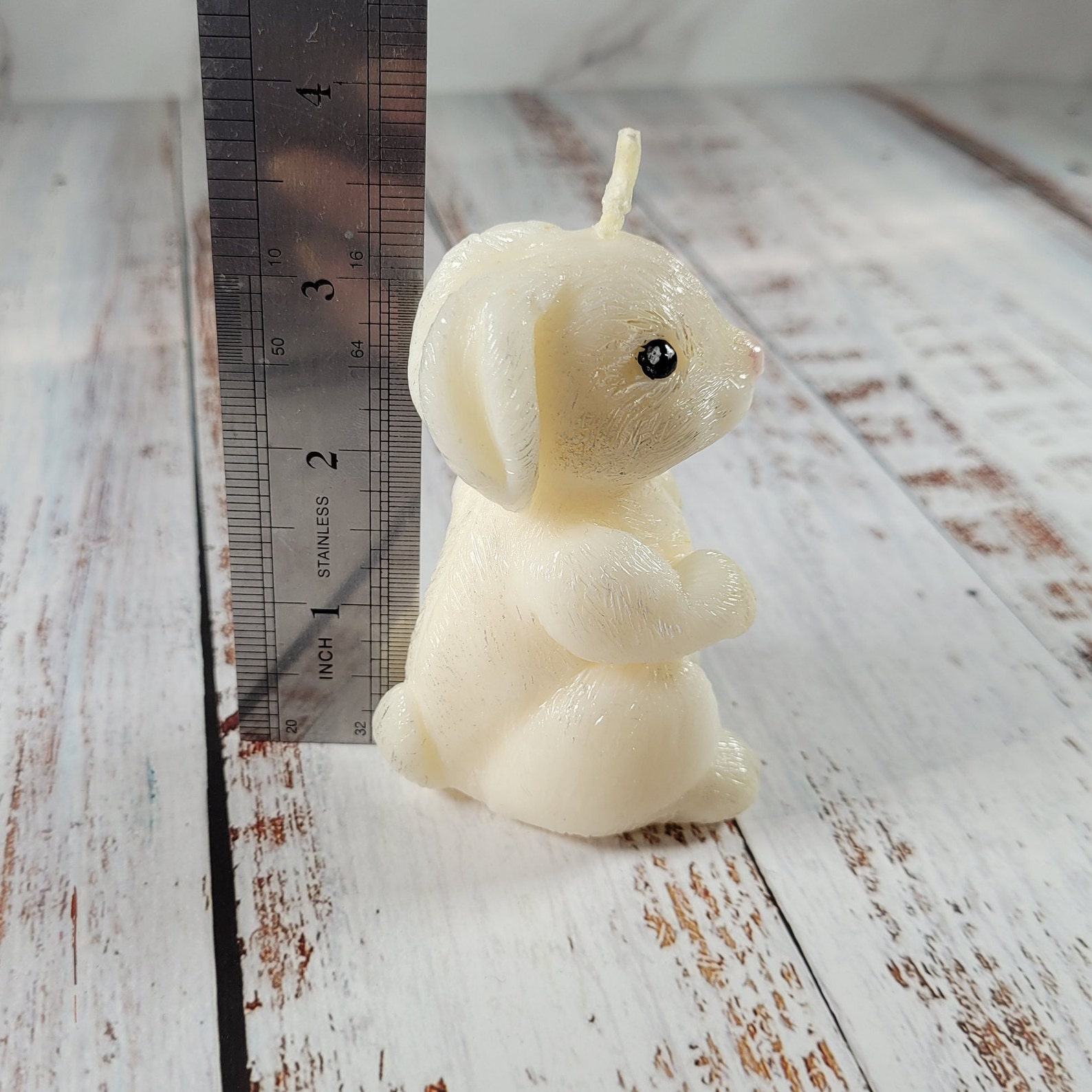 Rabbit Souvenir Cute Birthday Candle, Beeswax Candle, Funny Easter Gift ...