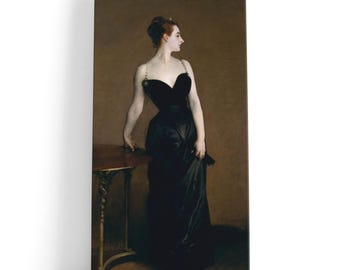 Madame X 1883 by John Singer Sargent Print, Dark Academia Art