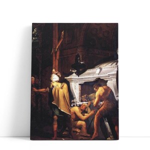Joseph Wright of Derby Print – The Blacksmith’s Shop | Vintage Artisan Wall Decor & Classic Industrial Art Prints for Rustic Interiors