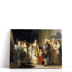 Francisco de Goya Painting – Charles IV of Spain and His Family | Royal Historical Portrait Prints & Classic Wall Art for Heritage Décor