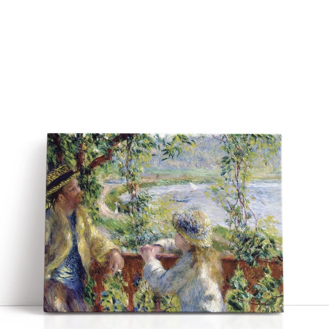 Pierre Auguste Renoir Artwork, by the Water | Canvas Print Wall