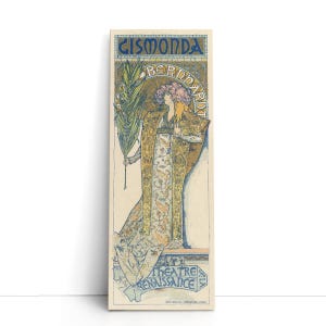 Alphonse Mucha Art – Gismonda, 1894–1895 | Vintage Framed Paintings & Classic Lady Art Prints in Art Nouveau for Decorative Wall Display