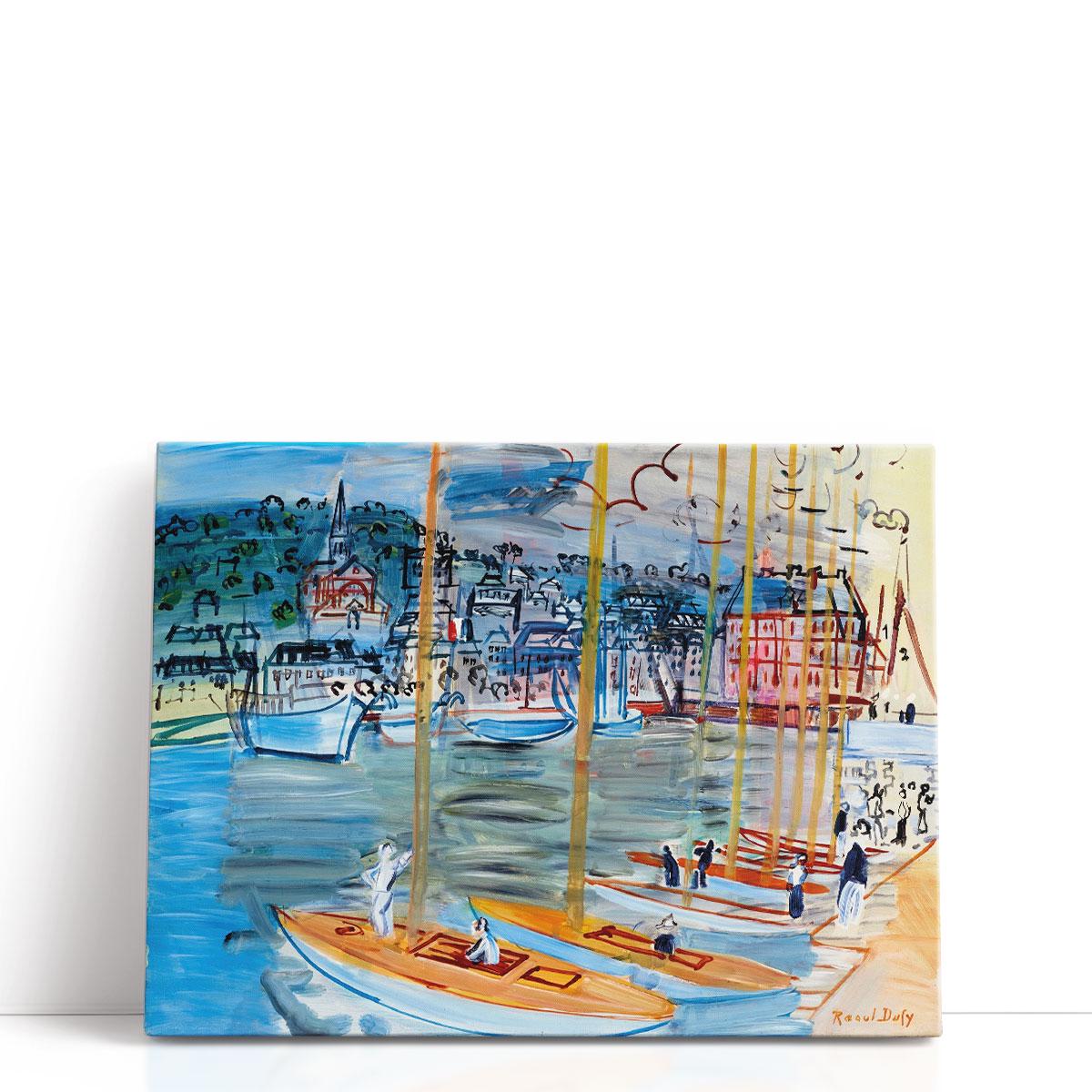 Raoul Dufy Art, Le Bassin De Deauville - Canvas Print Wall Art - Etsy