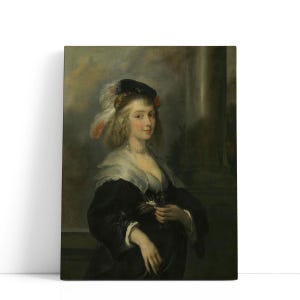 Peter Paul Rubens Artwork – Helena Fourment | Classy Female Wall Art & Elegant Portrait Prints for Vintage-Inspired Home or Gallery Decor