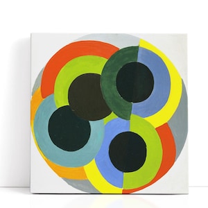 Robert Delaunay Artwork, Disks - Canvas Print Wall Art