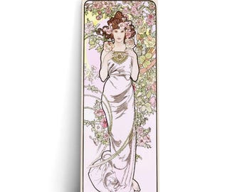Alphonse Mucha Artwork, Rose, 1898 | Canvas Print Wall Art
