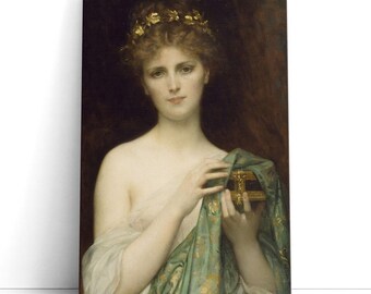 Alexandre Cabanel Painting, Pandora, 1873 | Canvas Print Wall Art