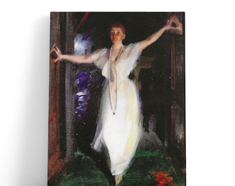Anders Zorn Art, Isabella Stewart Gardner in Venice | Canvas Print
