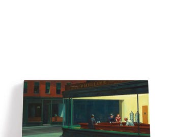 Edward Hopper Painting, Nighthawks, 1942 | Canvas Print Wall Art