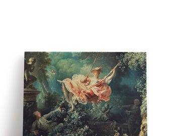 Jean-Honoré Fragonard Artwork, The Swing | Canvas Print Wall Art