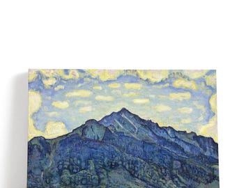 Ferdinand Hodler Art, Landschaft In Den Schweizer Alpen | Canvas Print Wall Art