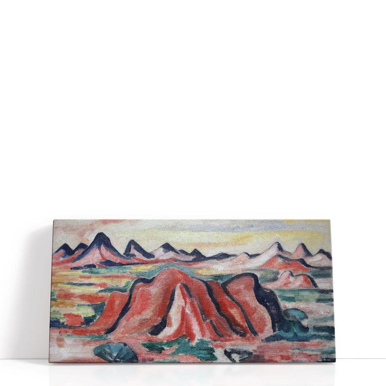 Marsden Hartley Artwork, New Mexico | Canvas Print Wall Art - Etsy