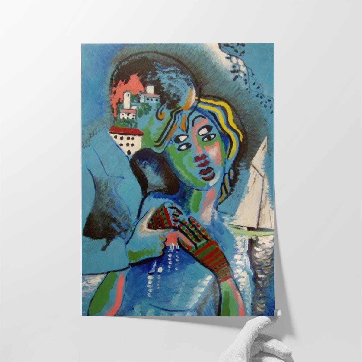 Francis Picabia Painting, Idylle, 1920 | Canvas Print Wall Art - Etsy