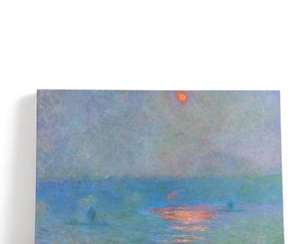 Waterloo Bridge, Effect of Sunlight in the Fog--claude Monet