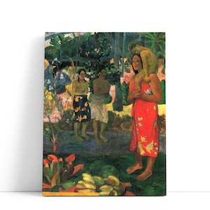 Paul Gauguin Artwork – Gauguin ia Orana Maria | Colorful Island Life Prints, Tahitian Women & Child Decor, Post-Impressionist Symbolist Art