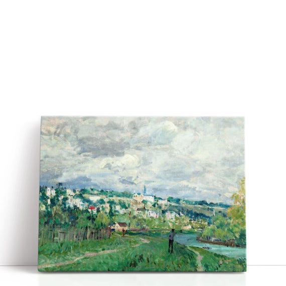 Alfred Sisley Painting, the Seine Near St-cloud, 1877 | Canvas