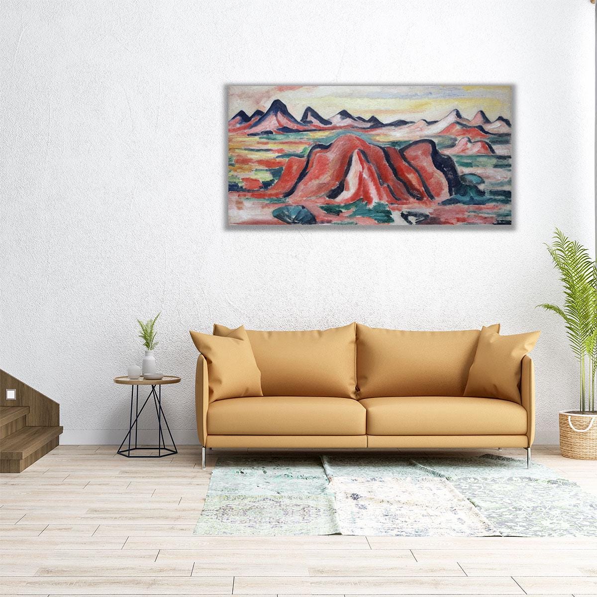 Marsden Hartley Artwork, New Mexico | Canvas Print Wall Art - Etsy