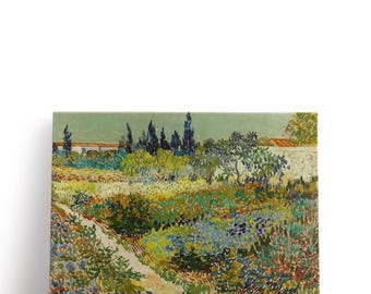 Vincent Van Gogh Painting, The Garden at Arles, 1888 | Canvas Print Wall Art