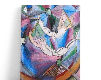 Grabados de Raoul Dufy, Acróbatas, 1922 - Impresión en lienzo para pared