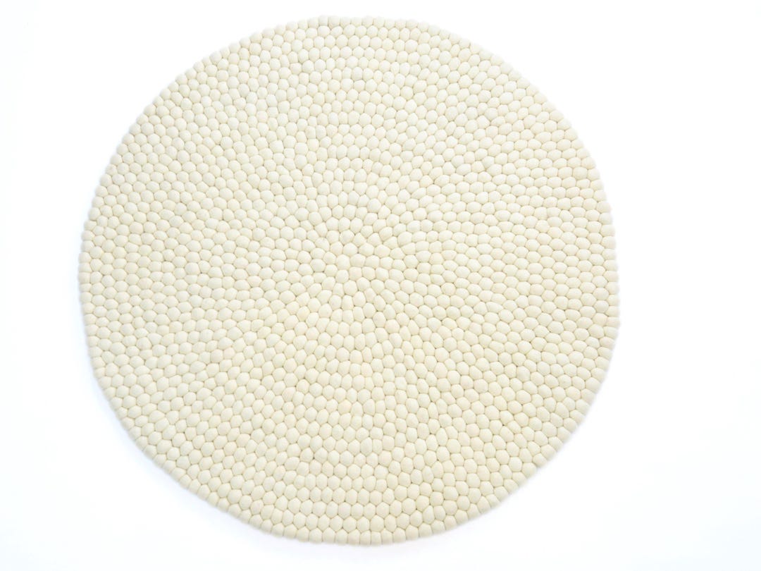 Ball Rug Model Handmade Wool Ball Rug, Soft Round Area Carpet, Custom Nursery Rug - Etsy