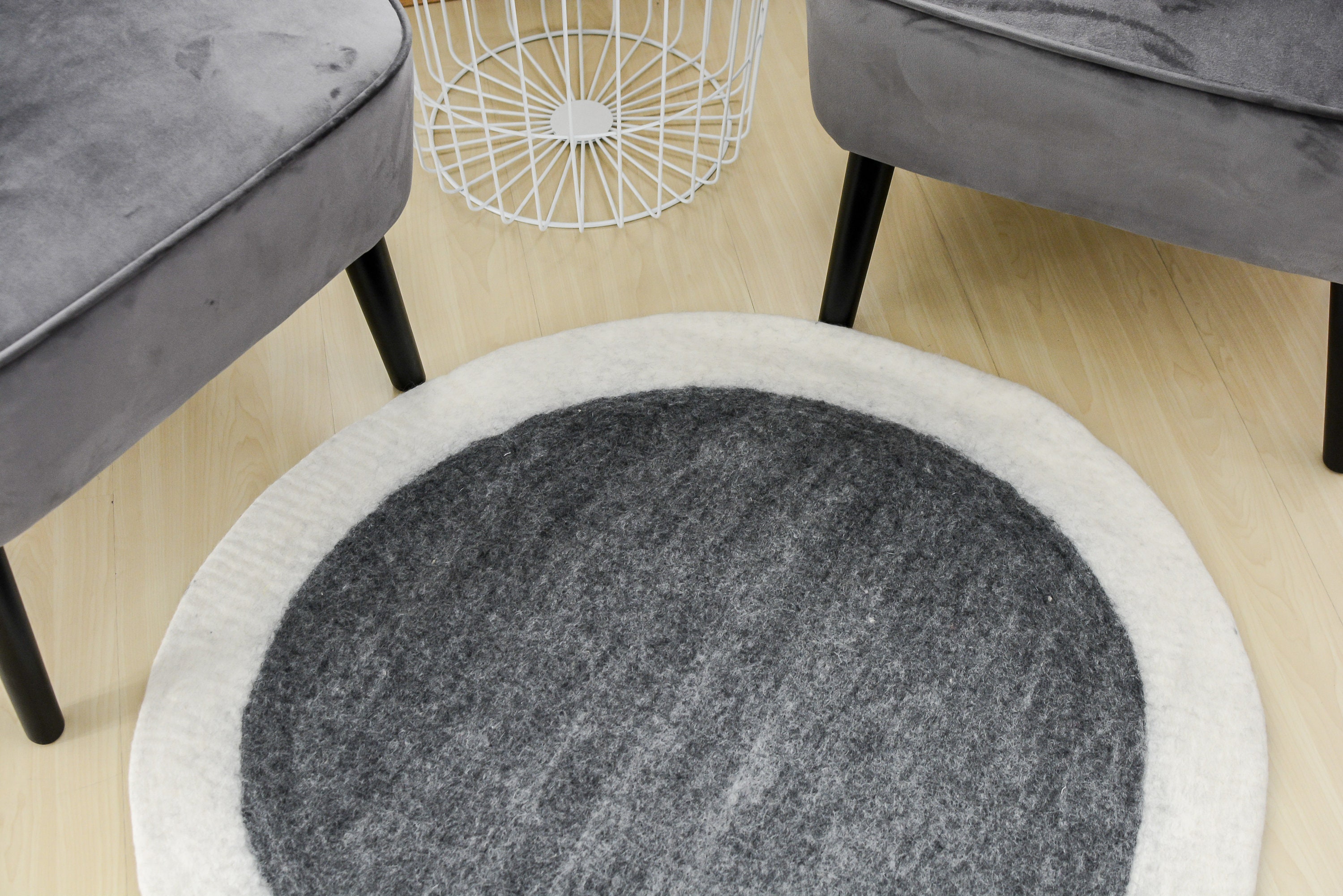 Handmade Wool Felt Sheet Woolen Felt Mat Nursery Play Rug Rugs Floor