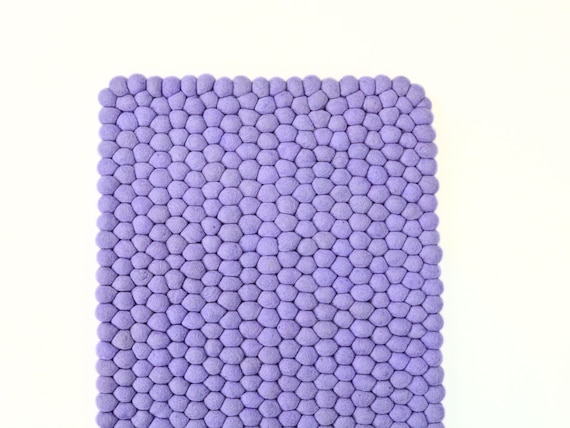 Lavender Purple Rug- Handmade Rectangle Rugs- Wool Carpet Made Using 100% Pure Wool- Rug For Living Room, Bed Room, Office Spaces, Nursery