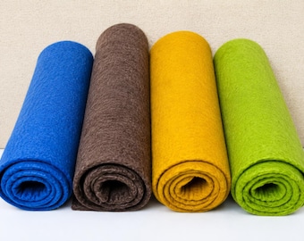 Handmade Wool Yoga Mat – Customizable, Non-Slip, Eco-Friendly