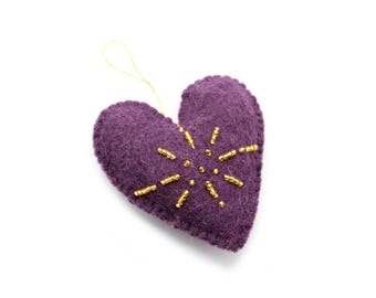 Handmade Felt Christmas Tree Ornament | 100% Wool| Artisan Christmas Decoration | Eco-Friendly Gift & Festive Home Accent