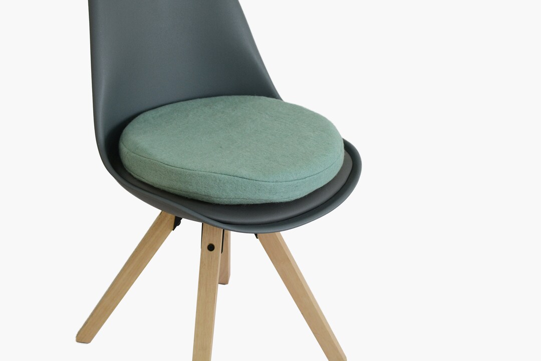 Thick Mint Blue Chair Pad Foam Chair Pad Handmade Seat Pad Outdoor