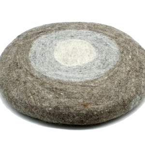 Three Layered Chair Cushions, Seat Pads| Round Chair Pads for Home and Office| Wool Chair Mats