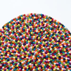 felt ball rug