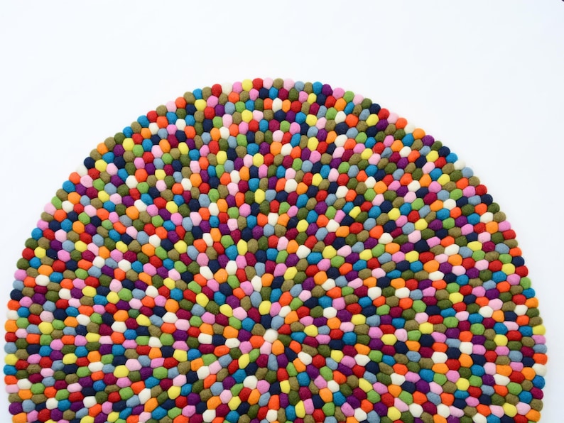 felt ball rug