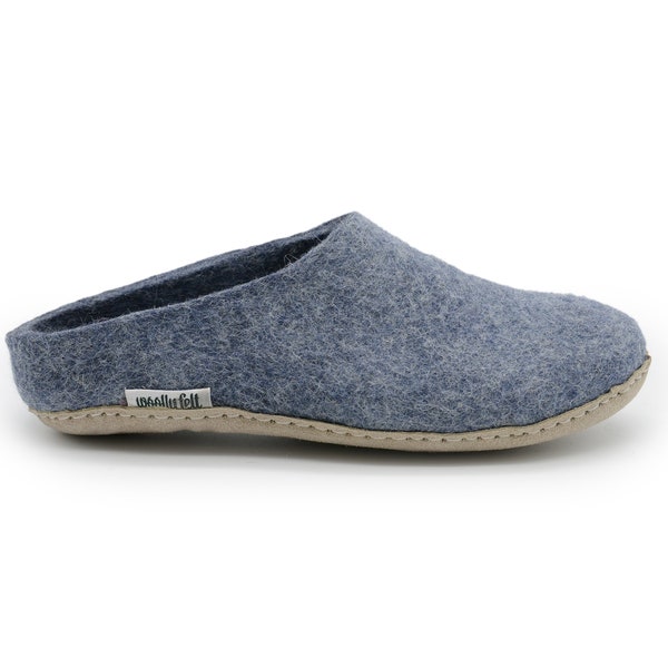 Natural Color Wool Slipper - Indoor Slipper - Bedroom Slipper - Indoor Footwear -  Cozy Slipper - Winter Gift