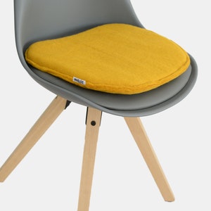 Wool Felted Chair Pad / Felt Seat Pad / Modern Seat Cushion / Thick Seat Pad