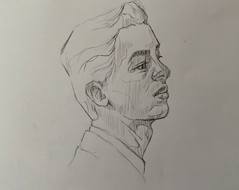 Original sketch of a guy