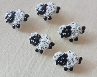 Black Sheep Buttons - Etsy