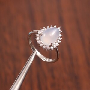 Chalcedony Ring | 925 Sterling Silver Ring | Statement Ring | 925 Sterling Silver Ring | Engagement Ring | Beautiful Ring | Gift For Women