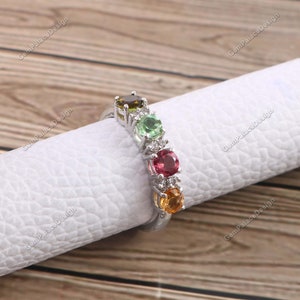 Organic Ring " Natural Tourmaline Ring " Statement Ring " 925 Sterling Silver Ring " Minimalist Ring " Boho Jewelry " Ring " Promise Ring "
