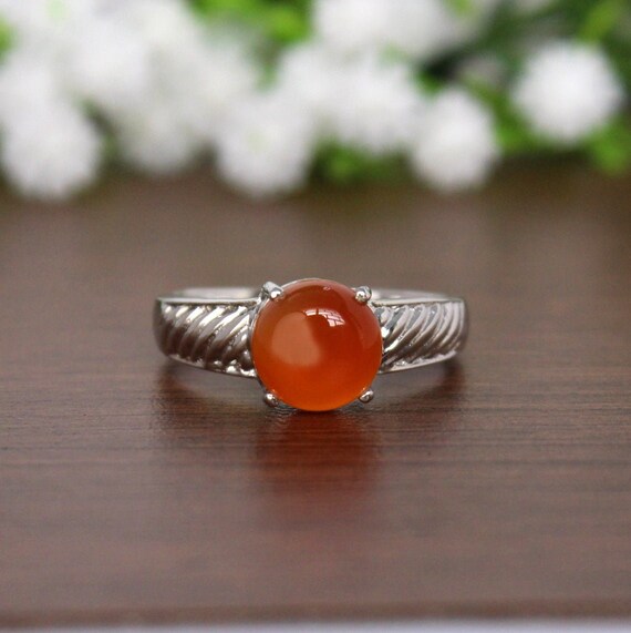 Etsy 2024 carnelian ring