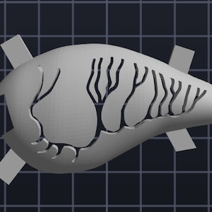 DT6 - Fishing Bait 3D Stencil - STL Digital Download - Etsy