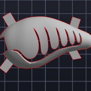 DT6 - Fishing Bait 3D Stencil - STL Digital Download - Etsy DT6 - Fishing Bait 3D Stencil - STL Digital Download - Etsy