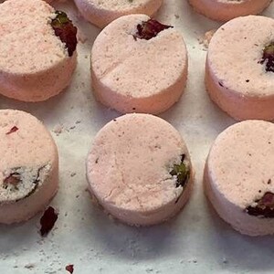 Lot de 6 bombes pour le bain Cadeau bombes de bain aromathérapie spa pour gourou de la beauté Coffret cadeau spa bombes de bain naturel Moments zen Rosebud