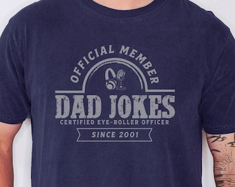 Personalized Dad Joke Shirt, Official Dad Joke Loading Tee, Fathers Day Gift for New Dads, Funny Dad Gift Idea, Pun Shirt